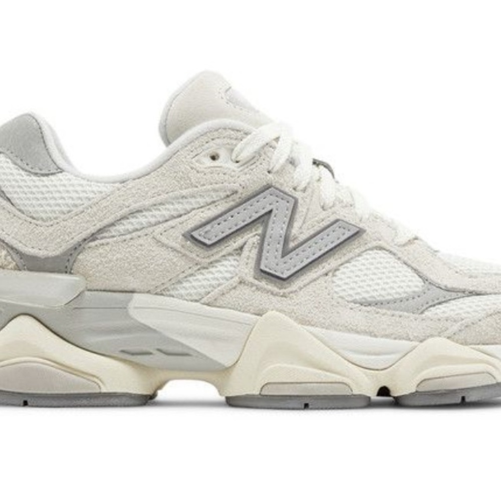 New Balance Women's Cream and Gray Sneakers